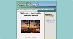 Desktop Screenshot of gerrishtownship.org